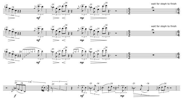 score excerpt
